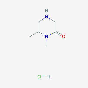 1,6-Dimethylpiperazin-2-one;hydrochloride