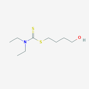 4-[(Diethylcarbamothioyl)sulfanyl]butan-1-ol