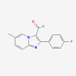 2-(4-Fluorophenyl)-6-methylimidazo[1,2-a]pyridine-3-carbaldehyde