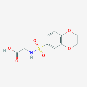 (2,3-Dihydro-benzo[1,4]dioxine-6-sulfonylamino)-acetic acid