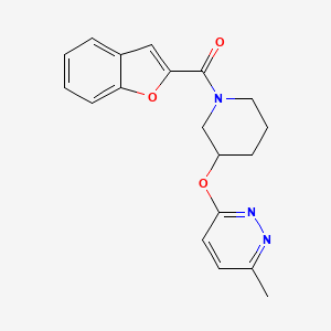 Benzofuran-2-yl(3-((6-methylpyridazin-3-yl)oxy)piperidin-1-yl)methanone
