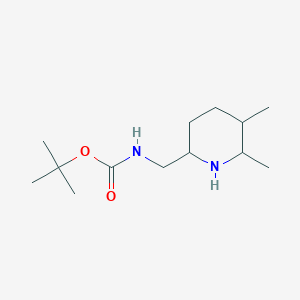 tert-butyl N-[(5,6-dimethylpiperidin-2-yl)methyl]carbamate