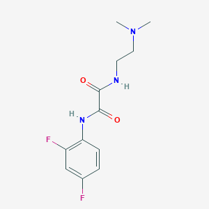 molecular formula C12H15F2N3O2 B2697542 N1-(2,4-difluorophenyl)-N2-(2-(dimethylamino)ethyl)oxalamide CAS No. 898356-52-0
