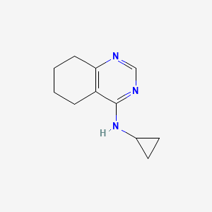 molecular formula C11H15N3 B2697544 N-cyclopropyl-5,6,7,8-tetrahydroquinazolin-4-amine CAS No. 1528561-68-3