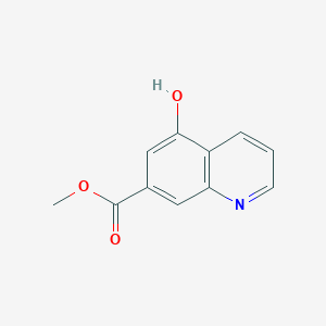 molecular formula C11H9NO3 B2697579 Methyl 5-hydroxyquinoline-7-carboxylate CAS No. 1261869-62-8