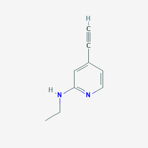 molecular formula C9H10N2 B2697603 N-ethyl-4-ethynylpyridin-2-amine CAS No. 1824118-31-1