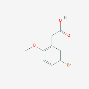 molecular formula C9H9BrO3 B2697831 5-Bromo-2-methoxyphenylacetic acid CAS No. 7017-48-3
