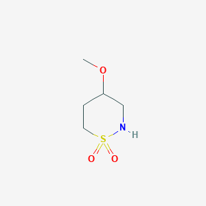 B2698001 4-Methoxy-1,2-thiazinane 1,1-dioxide CAS No. 291514-18-6