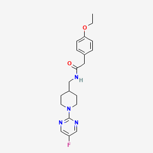 2-(4-ethoxyphenyl)-N-((1-(5-fluoropyrimidin-2-yl)piperidin-4-yl)methyl)acetamide