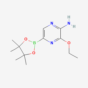 5-Amino-6-ethoxypyrazine-2-boronic acid pinacol ester