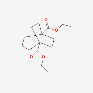 molecular formula C15H24O4 B2698097 Diethyl bicyclo[3.2.2]nonane-1,5-dicarboxylate CAS No. 24238-80-0