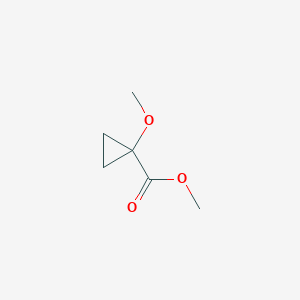 molecular formula C6H10O3 B2698135 Methyl 1-methoxycyclopropane-1-carboxylate CAS No. 2790-74-1