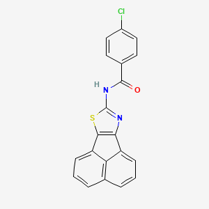 N-(acenaphtho[1,2-d]thiazol-8-yl)-4-chlorobenzamide