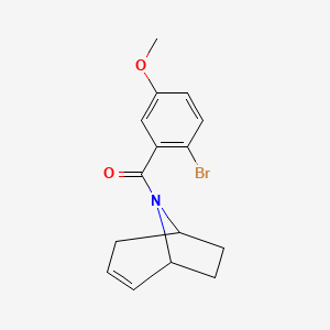 (1R,5S)-8-azabicyclo[3.2.1]oct-2-en-8-yl(2-bromo-5-methoxyphenyl)methanone