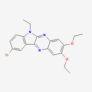 9-bromo-2,3-diethoxy-6-ethyl-6H-indolo[2,3-b]quinoxaline
