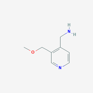 [3-(Methoxymethyl)pyridin-4-yl]methanamine