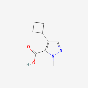 4-cyclobutyl-1-methyl-1H-pyrazole-5-carboxylic acid