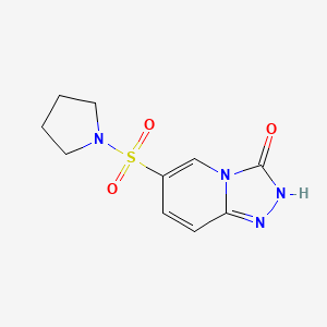 6-(pyrrolidin-1-ylsulfonyl)[1,2,4]triazolo[4,3-a]pyridin-3(2H)-one
