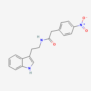 N-[2-(1H-indol-3-yl)ethyl]-2-(4-nitrophenyl)acetamide