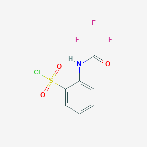 2-(Trifluoroacetamido)benzene-1-sulfonyl chloride
