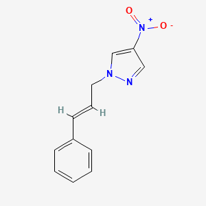 4-Nitro-1-[(2E)-3-phenylprop-2-en-1-yl]-1H-pyrazole