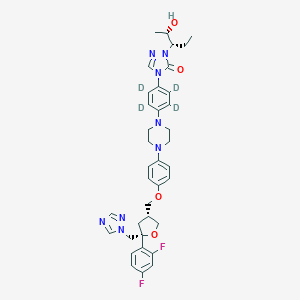 molecular formula C37H42F2N8O4 B026984 Posaconazole-d4 CAS No. 1133712-26-1