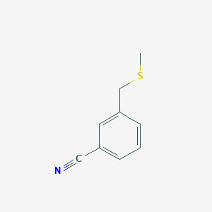 B2698410 3-[(Methylsulfanyl)methyl]benzonitrile CAS No. 233772-14-0