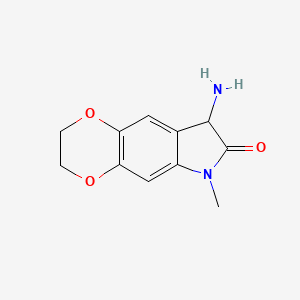 8-amino-6-methyl-6,8-dihydro-2H-[1,4]dioxino[2,3-f]indol-7(3H)-one