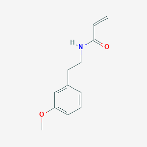 molecular formula C12H15NO2 B2698426 N-[2-(3-methoxyphenyl)ethyl]prop-2-enamide CAS No. 1201920-98-0