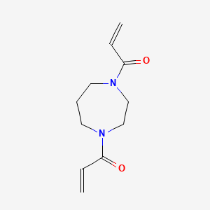 molecular formula C11H16N2O2 B2698440 1,1'-(1,4-Diazepane-1,4-diyl)bis(prop-2-en-1-one) CAS No. 99131-40-5