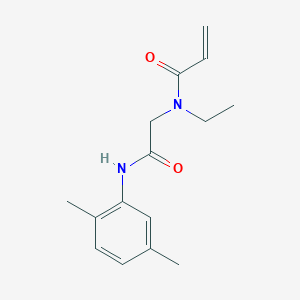 N-[2-(2,5-Dimethylanilino)-2-oxoethyl]-N-ethylprop-2-enamide