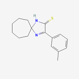 3-(3-Methylphenyl)-1,4-diazaspiro[4.6]undec-3-ene-2-thione