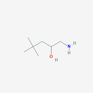 molecular formula C7H17NO B2698504 1-Amino-4,4-dimethylpentan-2-ol CAS No. 1002329-67-0
