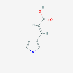 B2698514 3-(1-methyl-1H-pyrrol-3-yl)prop-2-enoic acid CAS No. 1613049-53-8