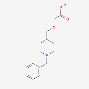 molecular formula C15H21NO3 B2698529 (1-Benzyl-piperidin-4-ylmethoxy)-acetic acid CAS No. 1353979-90-4