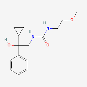 B2698533 1-(2-Cyclopropyl-2-hydroxy-2-phenylethyl)-3-(2-methoxyethyl)urea CAS No. 1421476-69-8