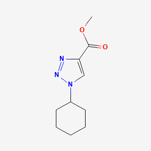 molecular formula C10H15N3O2 B2698536 methyl 1-cyclohexyl-1H-1,2,3-triazole-4-carboxylate CAS No. 1692380-91-8