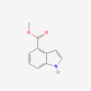 molecular formula C10H9NO2 B2698580 methyl 1H-indole-4-carboxylate CAS No. 39830-66-5
