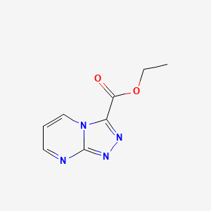 molecular formula C8H8N4O2 B2698666 Ethyl [1,2,4]triazolo[4,3-a]pyrimidine-3-carboxylate CAS No. 1335055-70-3