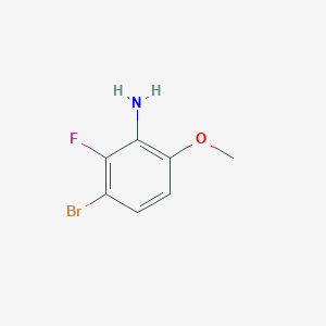 B2698721 3-Bromo-2-fluoro-6-methoxyaniline CAS No. 1519458-46-8