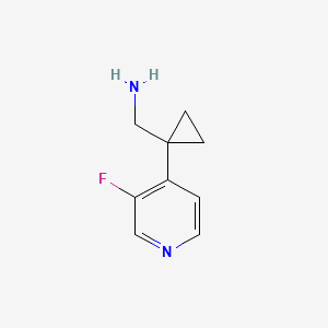 [1-(3-Fluoropyridin-4-yl)cyclopropyl]methanamine