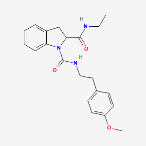 N2-ethyl-N1-(4-methoxyphenethyl)indoline-1,2-dicarboxamide