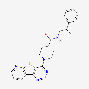 N-(2-phenylpropyl)-1-(pyrido[3',2':4,5]thieno[3,2-d]pyrimidin-4-yl)piperidine-4-carboxamide
