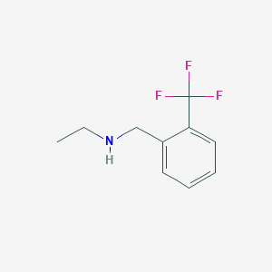 Ethyl({[2-(trifluoromethyl)phenyl]methyl})amine