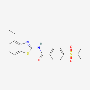 N-(4-ethylbenzo[d]thiazol-2-yl)-4-(isopropylsulfonyl)benzamide