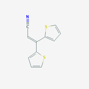 3,3-Bis(thiophen-2-yl)prop-2-enenitrile