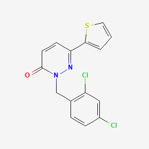 2-(2,4-dichlorobenzyl)-6-(thiophen-2-yl)pyridazin-3(2H)-one