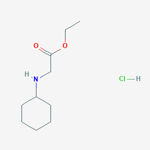 Ethyl 2-(cyclohexylamino)acetate hydrochloride