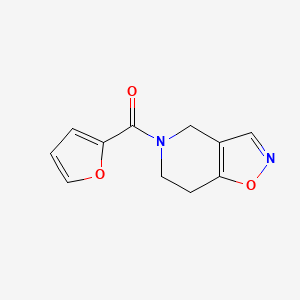 (6,7-dihydroisoxazolo[4,5-c]pyridin-5(4H)-yl)(furan-2-yl)methanone