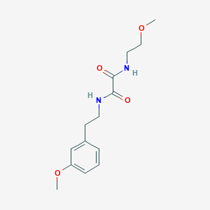 molecular formula C14H20N2O4 B2698856 N1-(2-methoxyethyl)-N2-(3-methoxyphenethyl)oxalamide CAS No. 920183-53-5